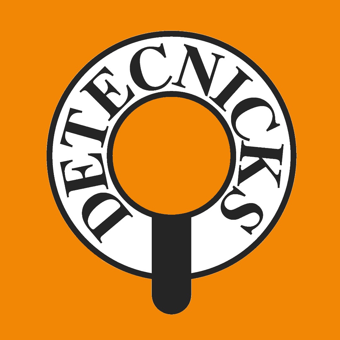 Detecnicks Logo (Orange Background)